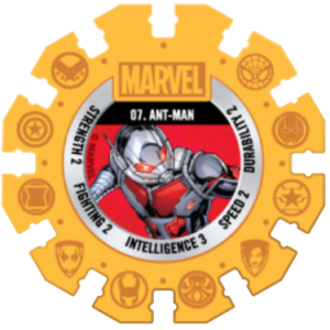 Ant Man Yellow Marvel Heroes Woolworths Disc