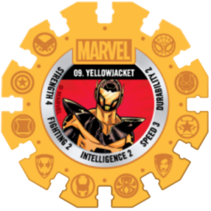 Yellow Jacket Yellow Marvel Heroes Woolworths Disc