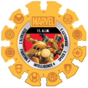 A.I.M Yellow Marvel Heroes Woolworths Disc