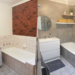 1980s duplex unit bathroom renovation before and after werribee