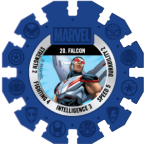 Falcon Indigo Marvel Heroes Woolworths Disc