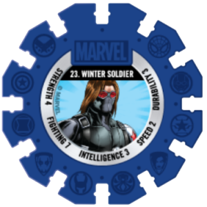 Winter Soldier Indigo Marvel Heroes Woolworths Disc