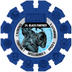 Black Panther Indigo Marvel Heroes Woolworths Disc