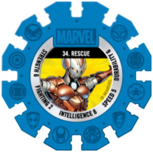 Rescue Blue Marvel Heroes Woolworths Disc