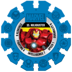 Hulkbuster Blue Marvel Heroes Woolworths Disc