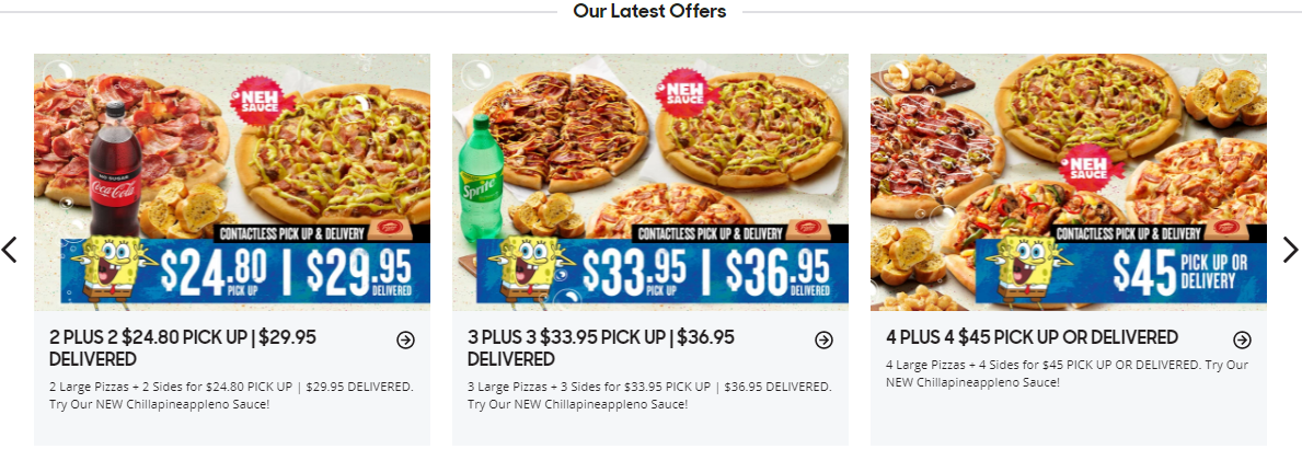 4 plus 4 pizza hut deal spongebob