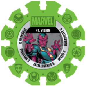 Vision Green Marvel Heroes Woolworths Disc