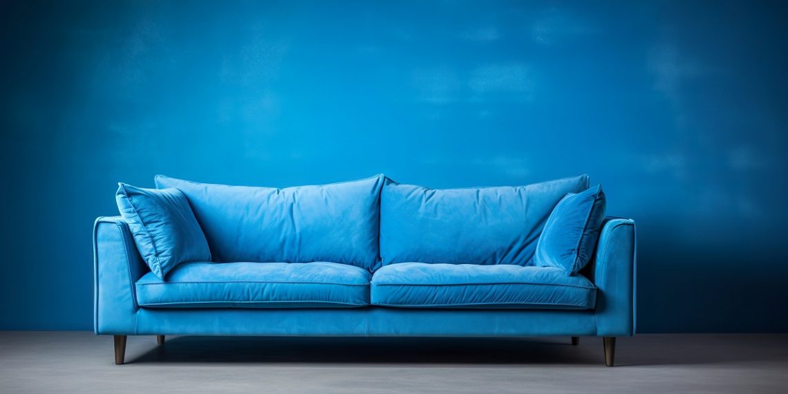 blue couch