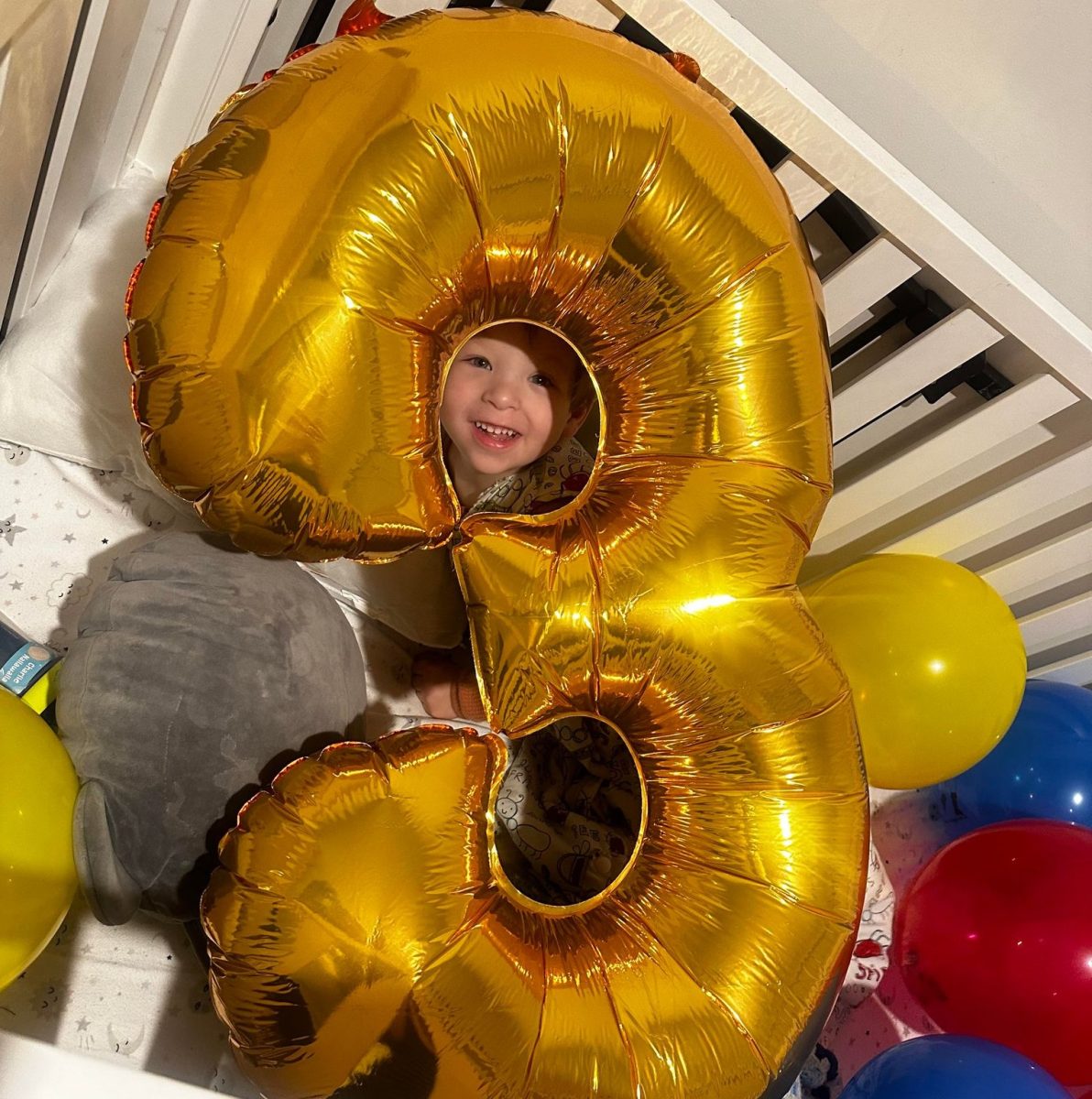 Charlie 3rd Birthday Balloon