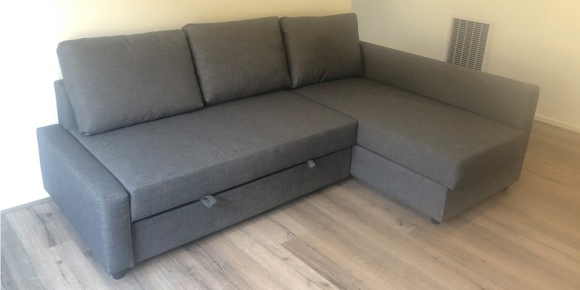 Ikea Friheten corner sofa-bed as couch