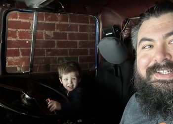 Inside the truck at Truckstop Deluxe Werribee