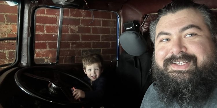 Inside the truck at Truckstop Deluxe Werribee