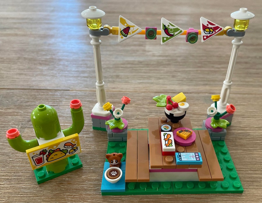 LEGO 41701 Friends Street Food Market park bench