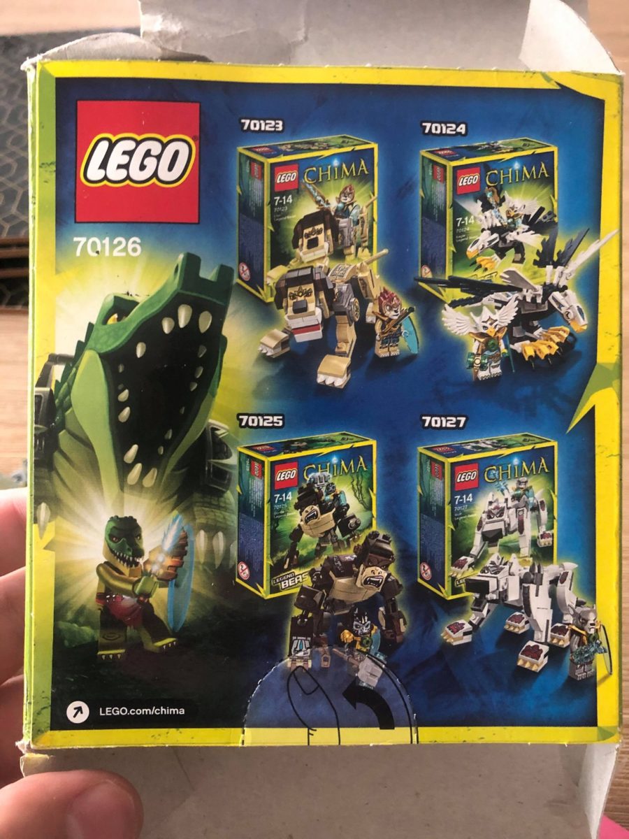 LEGO Chima Crocodile Legend Beast 70126 back