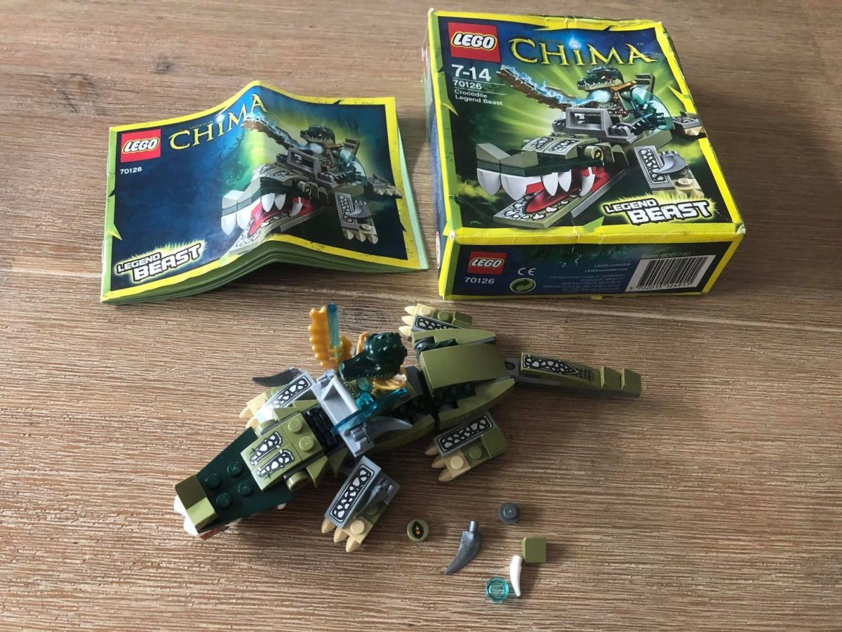 LEGO Chima Crocodile Legend Beast 70126 built