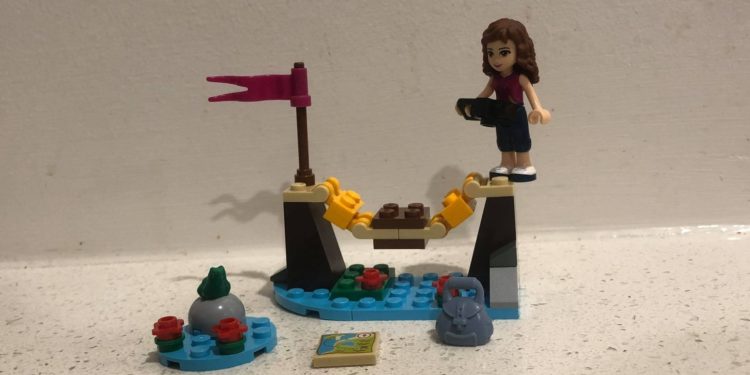 LEGO Friends 2016 ADVENTURE CAMP BRIDGE 30398 built