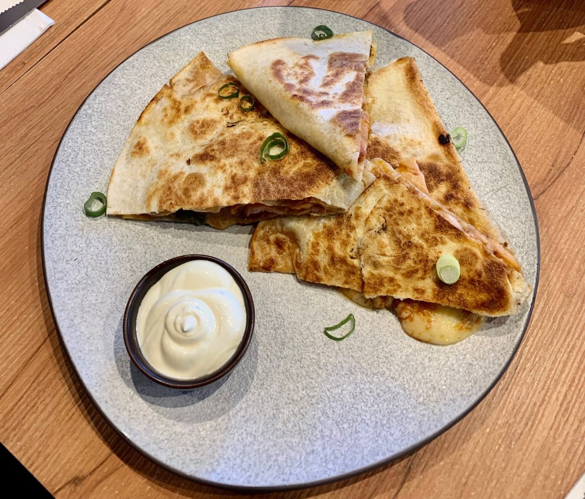 Pulled Chicken Quesadilla Third Wave Cafe