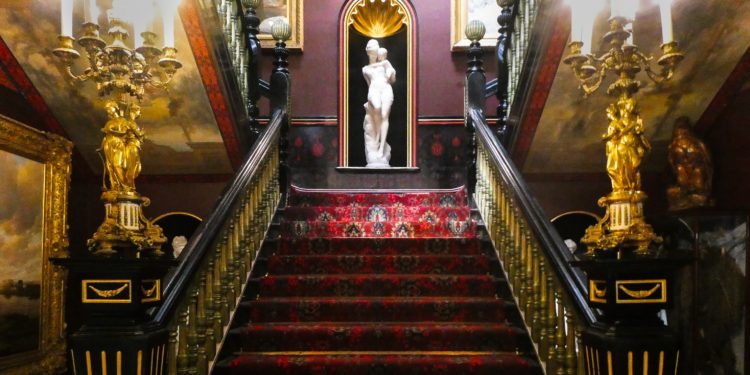 Red carpet stairs