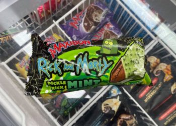 Rick and morty maxibon wrapper at 7-11