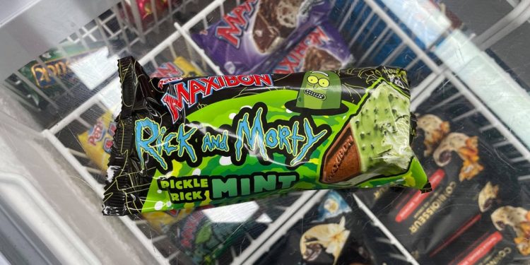 Rick and morty maxibon wrapper at 7-11