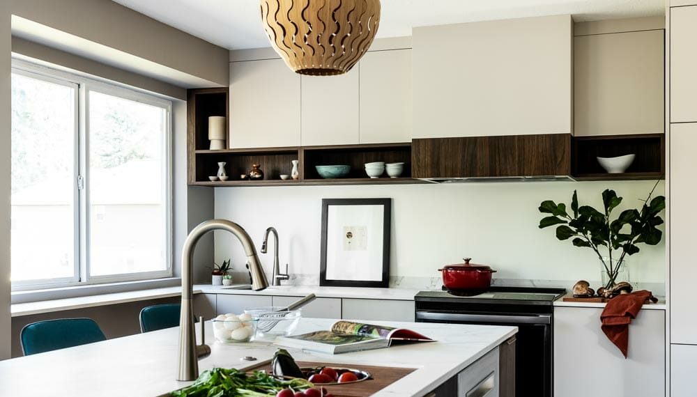 Wider ange of kitchen