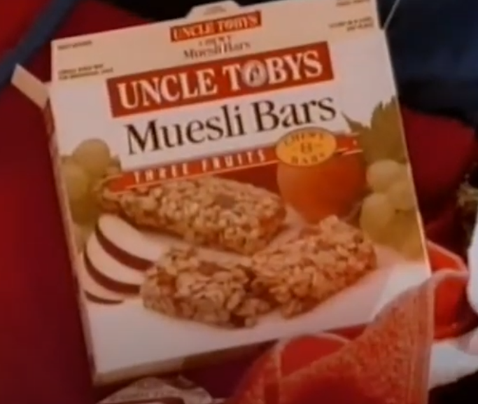 Uncle Tobys Muesli Bars 1997 Australian kids snacks