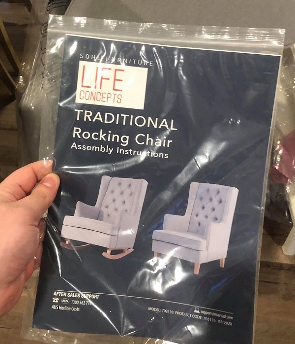 aldi rocking chair sohl furniture life concepts instructions