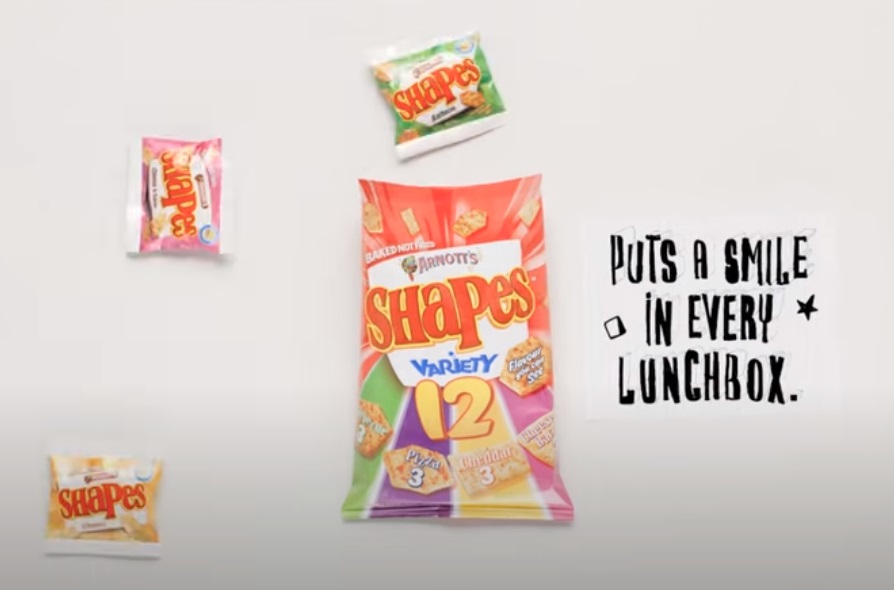 arnotts shapes multipack commercial