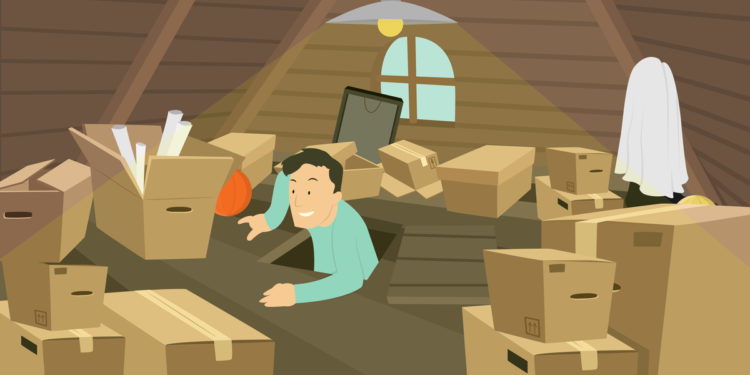 attic storage ideas