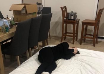 bed on floor