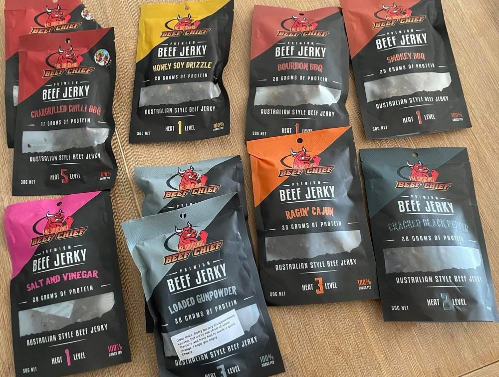 big order from original beef chief jerky australia