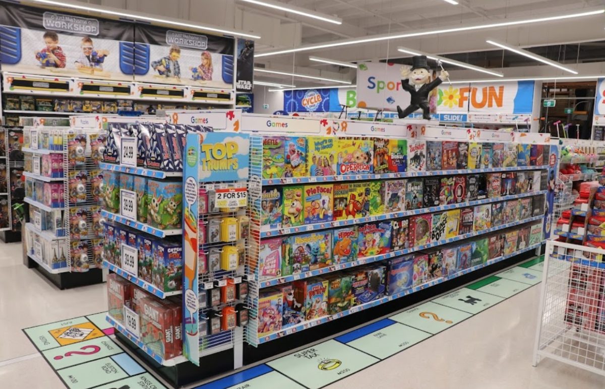 board games monopoly man statue at toys r us werribee 2018