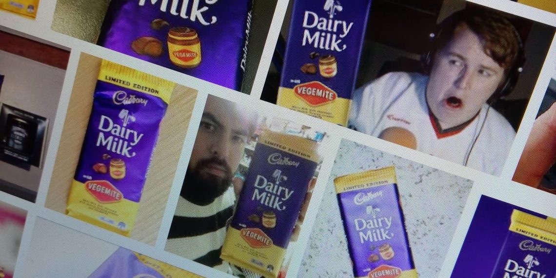 cadbury dairy milk vegemite google