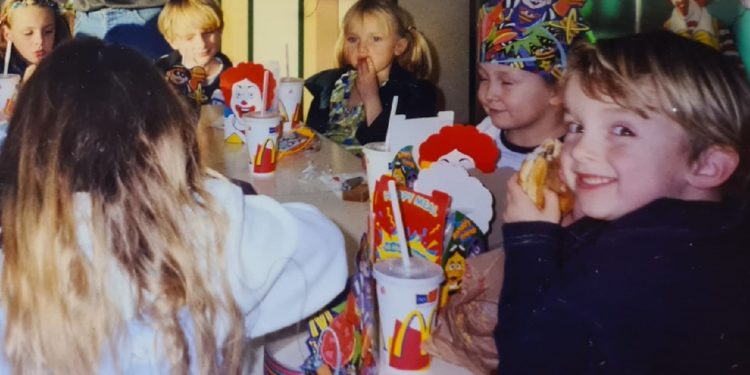 campbell mcdonalds birthday party banner
