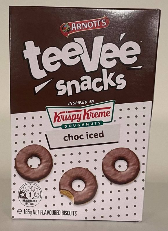 choc iced krispy kreme teevee snacks australia