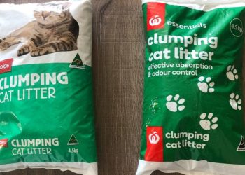 coles and woolworths 4.5kg clumping cat litter