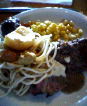 corn and roast beef