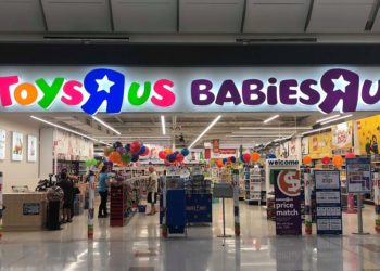 entrance to toys r us babies r us pacific werribee