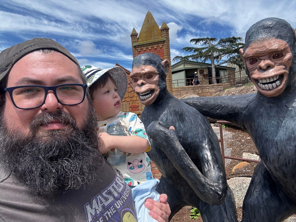 fairy park monkey statues