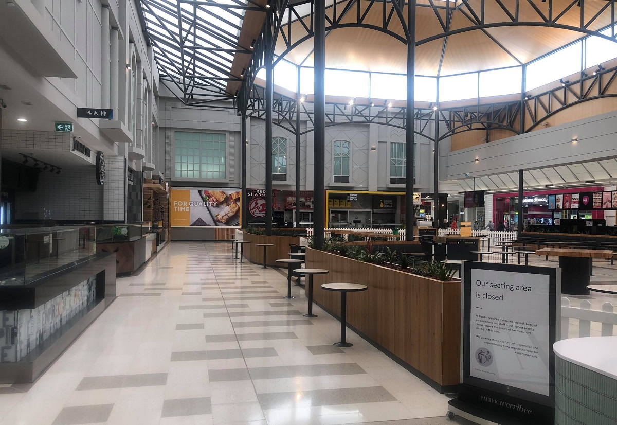 food court closed at pacific werribee corona virus