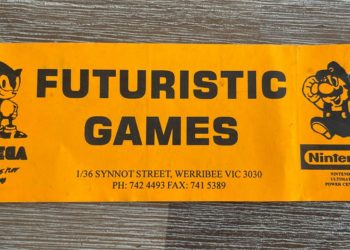 futuristic games werribee sticker