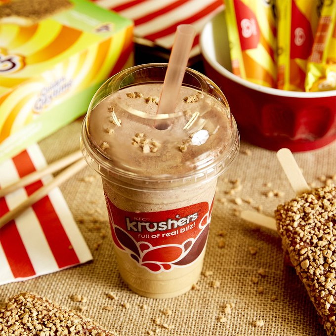 golden gaytime kfc krusher crusher drink