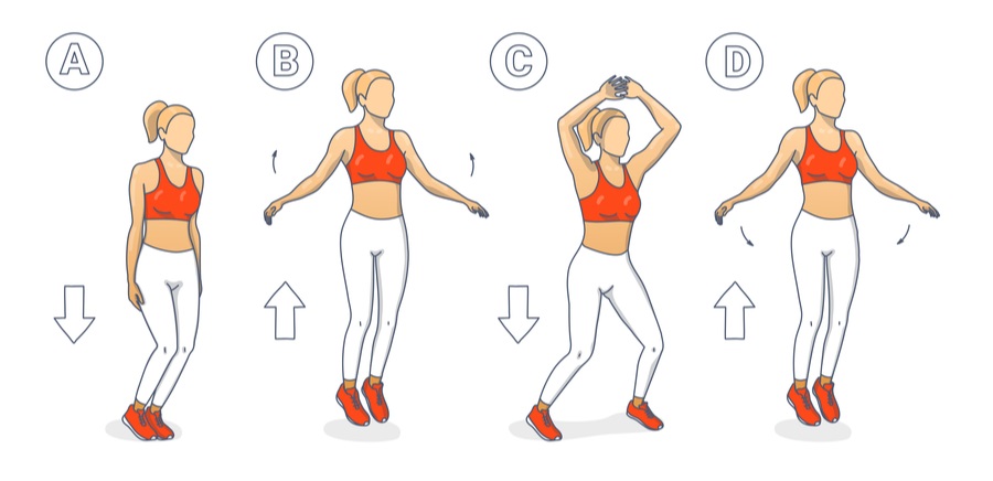 how to do jumping jacks