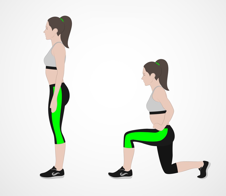 how to do lunges