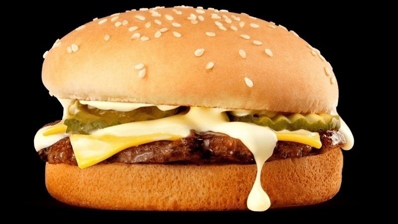 hungry jacks cheesy cheeseburger