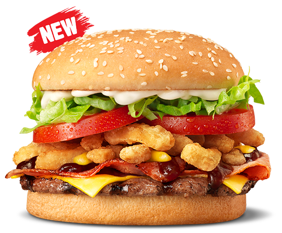 hungry jacks single whiskey river whopper burger