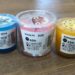 blueberry, orange and peach, lemon candles at ikea