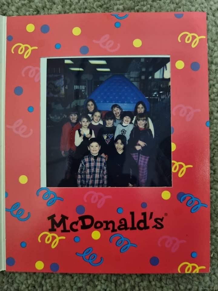 kates werribee mcdonalds birthday polaroid