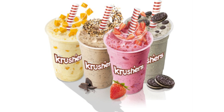 kfc crushers drinks australia banner