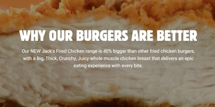 kfc vs hungry jacks chicken burger